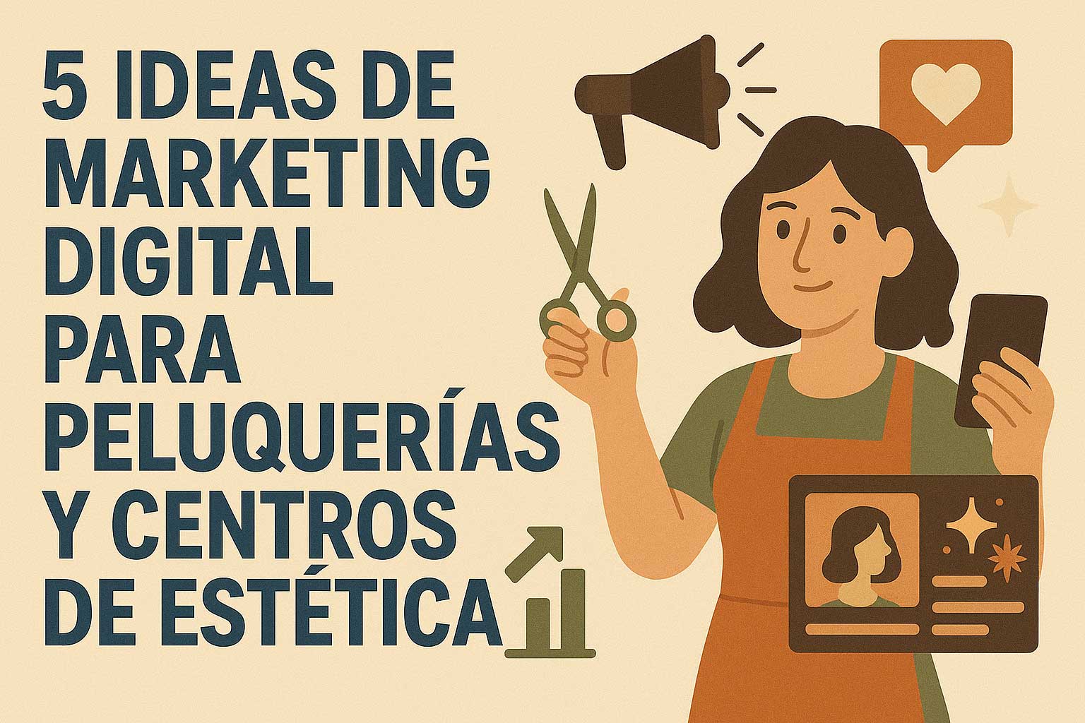 5 Ideas de Marketing Digital para Peluquerías y Centros de Estética